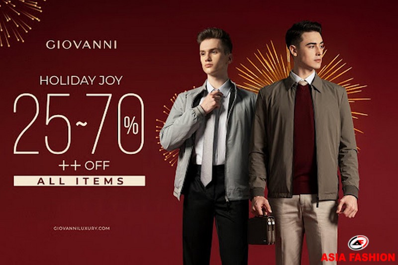 Brand thời trang Giovanni đang áp dụng nhiều chương trình Sale off