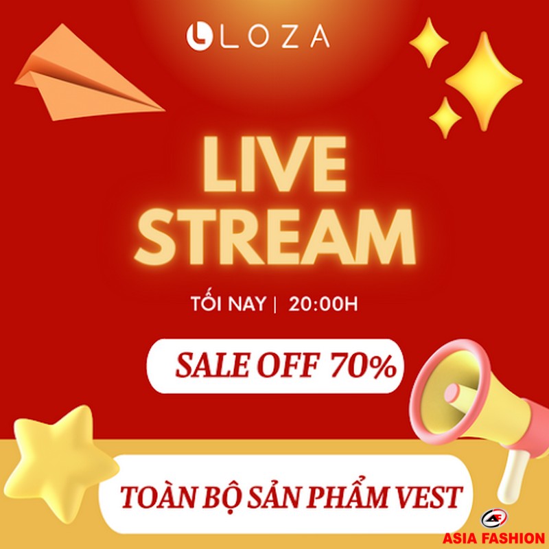 Thương hiệu Loza nổi bật với chương trình sale off 70% đầy hấp dẫn