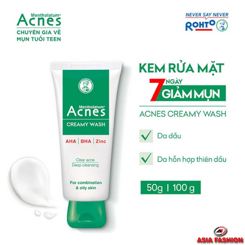 Acnes Creamy Wash giúp giảm mụn hiệu quả sau thời gian ngắn sử dụng