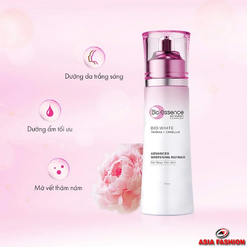 Nước hoa hồng Bio Essence Bio-White Advanced Whitening Refiner thẩm thấu nhanh, tác dụng tốt, dưỡng da căng mịn, mờ thâm nám