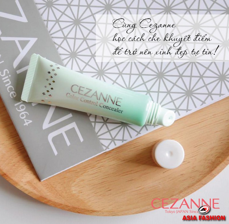 Cezanne Color Control Concealer là dòng kem che khuyết điểm lành tính, an toàn cho mọi làn da