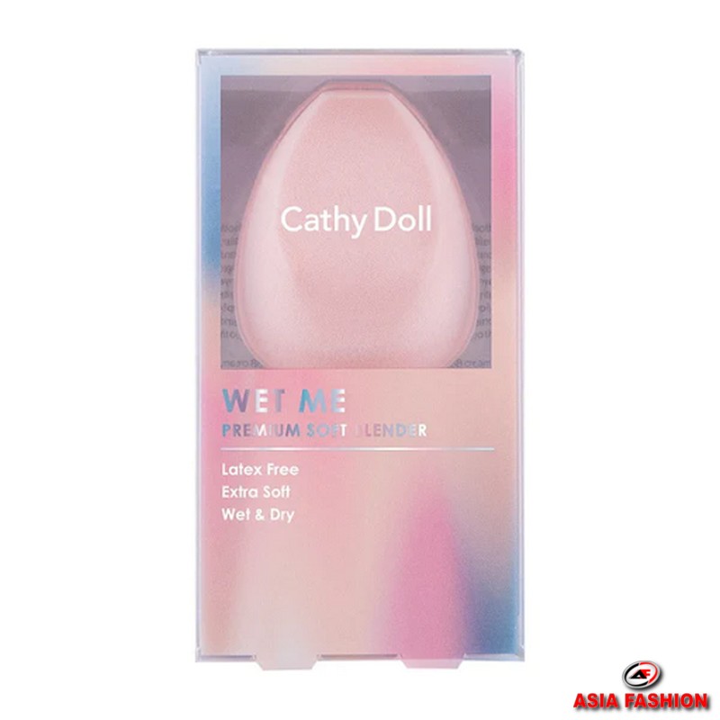 Mút trang điểm Cathy Doll Wet Me Premium Soft Blender mang đến cảm giác mềm mại, êm ái khi sử dụng
