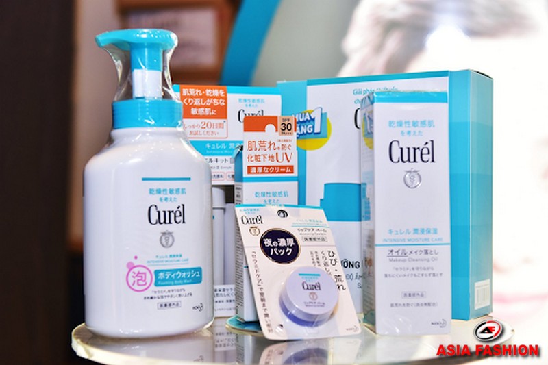 Mỹ phẩm thương hiệu Curel  được bán rộng rãi trên toàn quốc với hệ thống cửa hàng online và offline